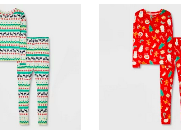 Cat & Jack Christmas Pajamas only $7!