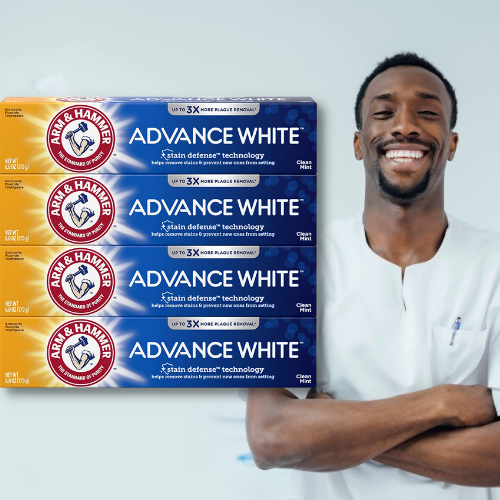 4-Pack Arm & Hammer Advance White Toothpaste, Clean Mint Flavor as low as $5.73 After Coupon (Reg. $23.76) + Free Shipping – $1.43/tube!