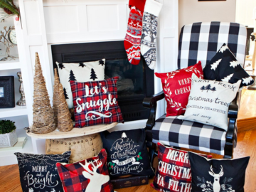 Christmas Pillow Covers only $12.99 shipped!