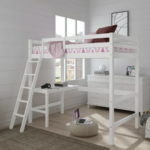 Hillsdale Campbell Wood Twin Loft Bunk Bed with Desk $159 Shipped Free (Reg. $423) – 3 Colors!