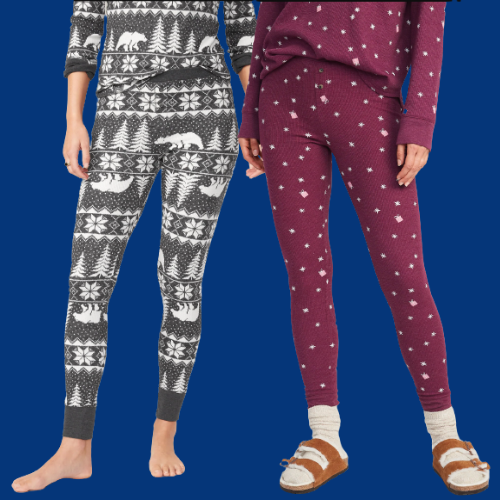 Today Only! Old Navy Thermal PJ Leggings for Women $10 (Reg. $25) + for Men