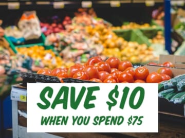 Sprouts Coupon: $10 off $75 Purchase