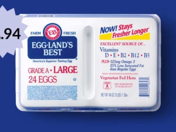 Two Dozen Eggland’s Best Large Eggs for $2.94 | Kroger Mega Deal