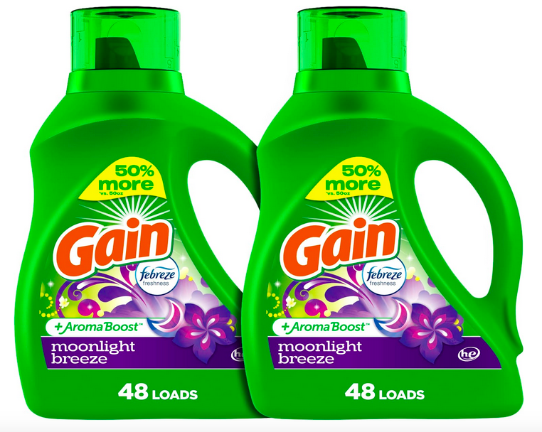 Gain + Aroma Boost 65-Oz Liquid Laundry Detergent (2 Pack) only $11.69 shipped!