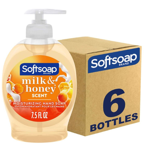 FOUR 6-Pack Softsoap Moisturizing Liquid Hand Soap, Milk and Honey as low as 93¢ EACH Bottle After Coupon (Reg. $11.34) + Free Shipping