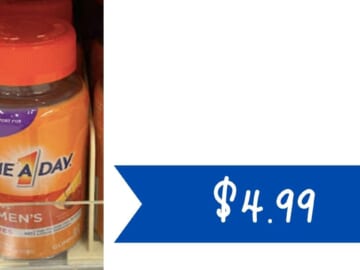 Get One a Day Vitamins for $4.99 at the Publix Extra Savings Event