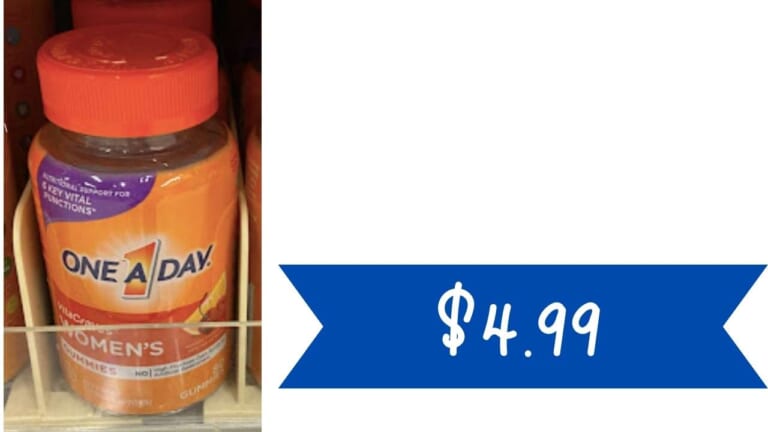 Get One a Day Vitamins for $4.99 at the Publix Extra Savings Event