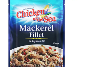 24-Pack Chicken of the Sea Mackerel Fillet in Soybean Oil as low as $19.04 After Coupon (Reg. $29.15) + Free Shipping! 79¢ Each!