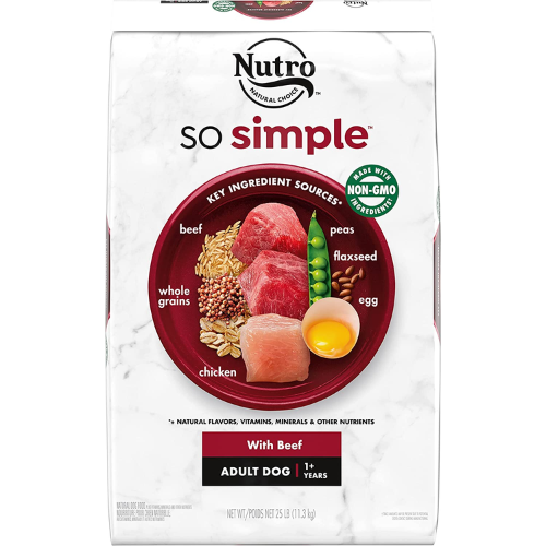 NUTRO SO Simple with Beef Adult Dog Food, 25 Lb as low as $59.83 Shipped Free (Reg. $63)