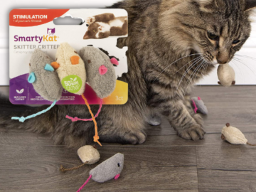 3-Count SmartyKat Skitter Critters Catnip Cat Toys as low as $1.89 Shipped Free (Reg. $4) – 63¢ each! FAB Ratings!