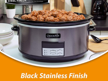 Crockpot 8-Quart Slow Cooker $59.49 After Coupon (Reg. $100) + Free Shipping – 8K+ FAB Ratings!