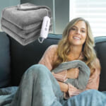 Electric Throw Heated Blanket, 50 x 60-inch $35 After Coupon (Reg. $70) + Free Shipping – FAB Ratings! Fast-Heating, 3 Heat Levels, 4 Hours Auto Shut-Off