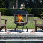 Rolling Patio Fireplace with Wheels and Handle, 28 inches $58.97 Shipped Free (Reg. $200)