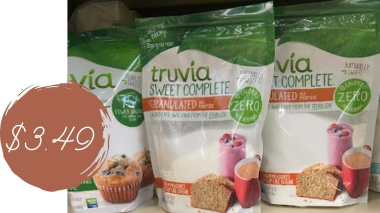 $3.49 Truvia Sweet Complete Sweetener | Save $4.50 at Kroger