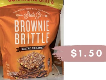 Get Shelia G’s Brownie Brittle for $1.50 at Walgreens