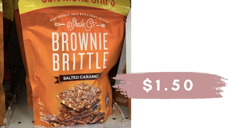 Get Shelia G’s Brownie Brittle for $1.50 at Walgreens