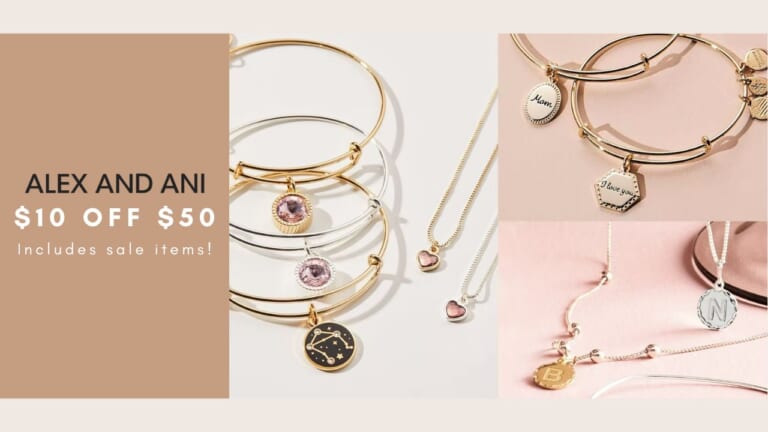 Alex & Ani | $10 off $50 Including Sale Items