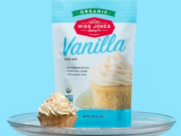 6-Pack Miss Jones Organic Yellow Cake and Cupcake Mix, Vanilla as low as $20.57 After Coupon (Reg. $36) + Free Shipping – $3.43/15.87 oz bag – Lowest Price Ever! Vegan-Friendly, Dairy-Free!