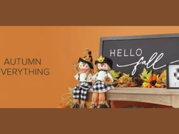 60% off Fall Decor + Free Shipping at Belk