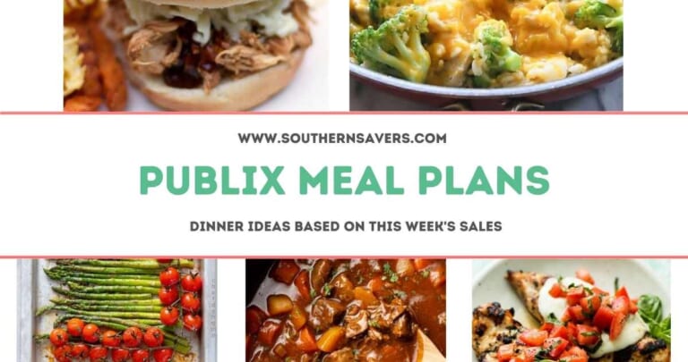 publix meal plans 10/19