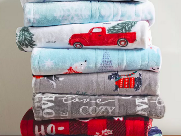 Printed Heated Plush Throws only $29.99 (Reg. $100!)