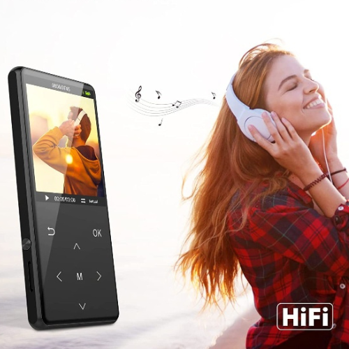 64GB Bluetooth 5.2 FM-Radio MP3 Player $24.99 After Coupon (Reg. $49.98) – Expandable up to 128GB!