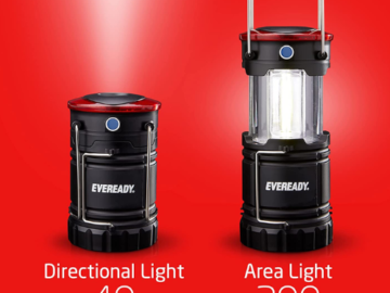 2-Pack Eveready LED Camping Lantern $13.99 After Coupon (Reg. $28) – $6.99 Each! Handy Emergency Lights!