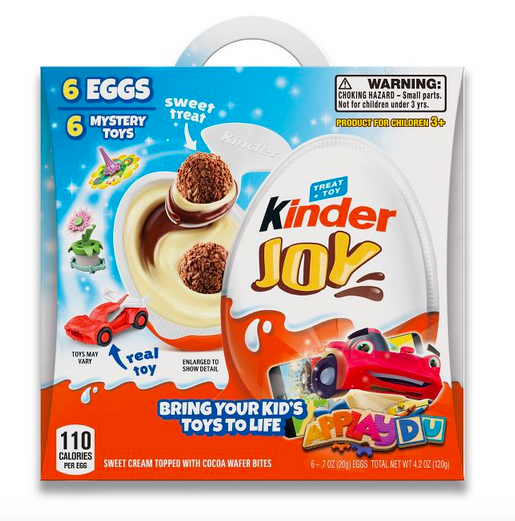 Kinder Joy Eggs (6 count) only $5 at Target!