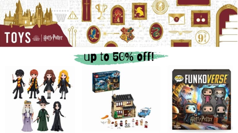 50% off Harry Potter Games & Toys at Amazon