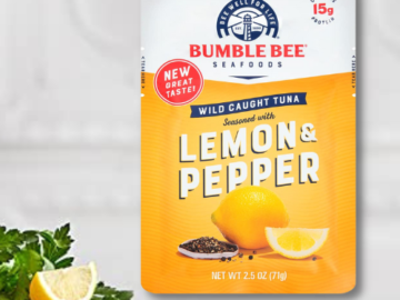 12-Pack Bumble Bee Lemon & Pepper Seasoned Tuna as low as $9 After Coupon (Reg. $26.47) + Free Shipping – 75¢/2.5 oz Pouch!