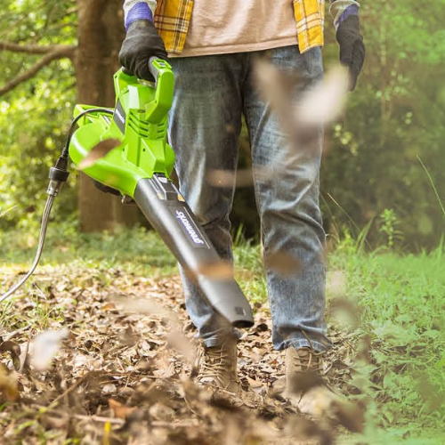 Greenworks 12 Amp Corded 2-Speed Leaf Blower/Vacuum $47.98 Shipped Free (Reg. $70) – 7.7K+ FAB Ratings!