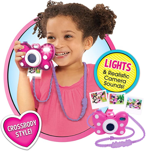 Disney Junior Minnie Mouse Picture Perfect Toy Camera w/ Lights & Sounds $4.94 After Coupon (Reg. $11) – 10.5K+ FAB Ratings!