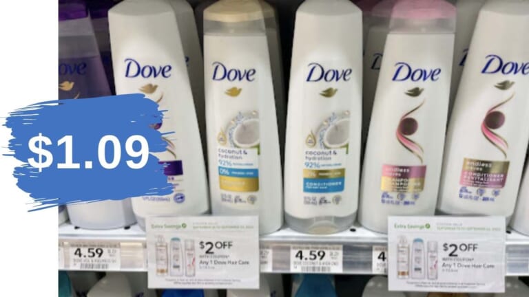 $1.09 Dove Hair Care at Publix