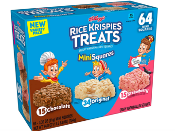 Kellogg’s Rice Krispies Treats Mini-Squares, 64 count only $8.66 shipped!