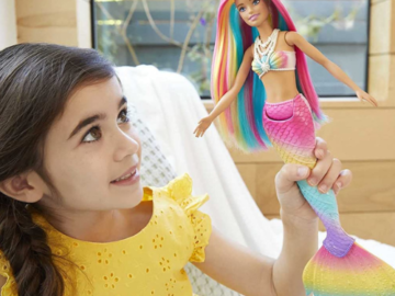 Barbie Dreamtopia Rainbow Magic Mermaid Doll $8.77 After Coupon (Reg. $22.99) – with Rainbow Hair and Water-Activated Color Change Feature!