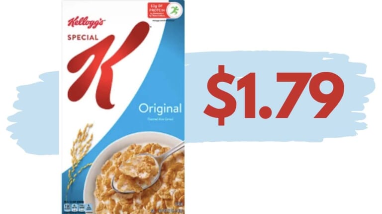 Stack Deals for $1.79 Kellogg’s Special K Cereal | Kroger Mega Deal