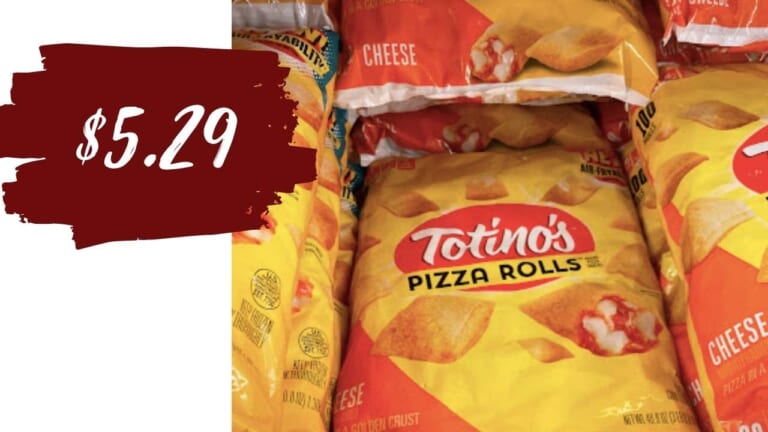 100-ct. Totino’s Pizza Rolls for $5.29 (reg. $12.59)