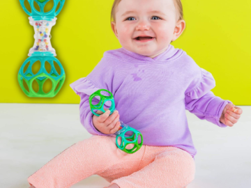 FOUR Bright Starts Oball Shaker Rattle Toy $2.12 EACH After Coupon (Reg. $3) – 31K+ FAB Ratings! + Buy 4, Save 5%