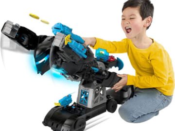 Imaginext Transforming Batman 2-in-1 Toy $41.99 After Coupon (Reg. $90) + Free Shipping! – with Lights Sounds plus Batman Figure and 10 Play Pieces, Bat-Tech Batbot​