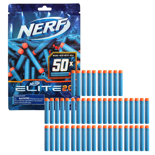 NERF Elite 2.0 50-Dart Refill Pack, 50 Official Elite 2.0 Foam Darts $4.61 After Coupon (Reg. $11.99) – $0.09/Dart