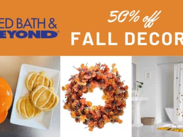 Bed Bath & Beyond | 50% off Fall Decor