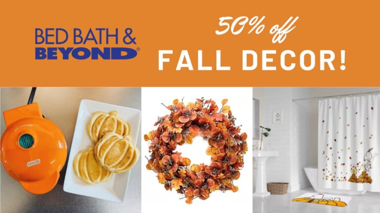 Bed Bath & Beyond | 50% off Fall Decor