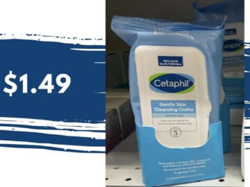 $1.49 Cetaphil Facial Wipes | Publix Deal Ends Today