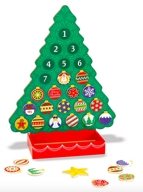 Melissa & Doug Wooden Advent Calendar only $14.99!