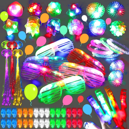 88-Piece Set LED Light Up Toy Party Favors Glow in The Dark $19.99 After Code (Reg. $49.98) + Free Shipping