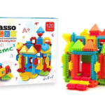 PicassoTiles 120-Piece Assorted Bristle Blocks Set only $19.99!