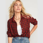 Today Only! $15 Old Navy Flannel Shirts for Women + for Men + for Girls + for Boys