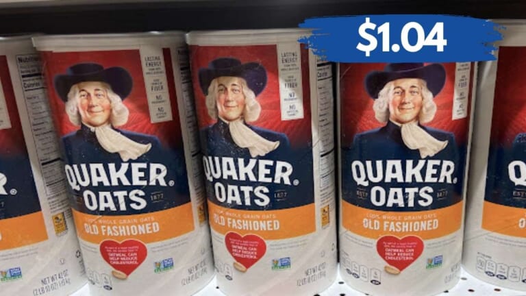 $1.04 Quaker Oats at Publix