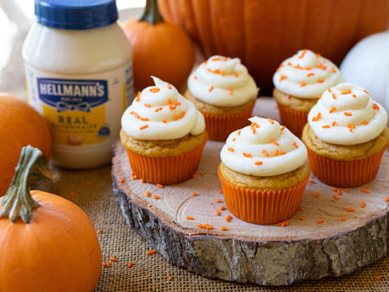 Get The Taste You Love With Hellmann’s Pumpkin Spice Cupcakes – BOGO Hellmann’s At Publix