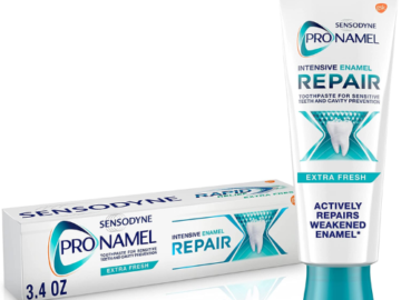 FOUR Sensodyne Pronamel Intensive Enamel Repair Extra Fresh Toothpaste, 3.4 Oz as low as $4.76 EACH After Coupon (Reg. $7) + Free Shipping + Buy 4, Save 5%